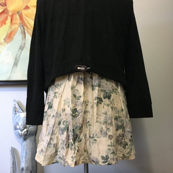 3Stones Canadian Fairy Grunge Bilayer High Low Cardigan - Whimsigoth Small - Picture 9 of 14